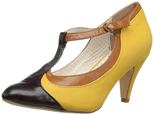 Pin Up Couture Women's Peach03/Ylmcpu Dress Pump