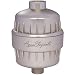 Aqua Elegante High Output Luxury Shower Filter - Best Chlorine Removing Filtration System & Cartridge - Brushed Nickel