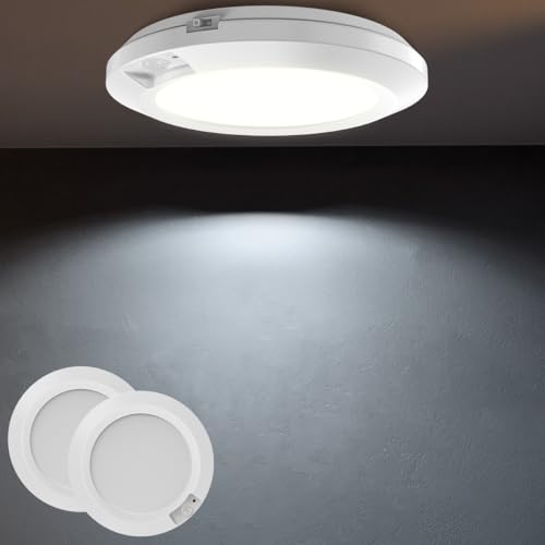 Plafonnier à piles détecteur de mouvement pour éclairer un placard sombre sans fil x2