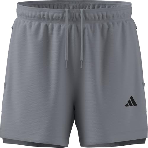 Short hybride adidas D4t Power Essentials anti-transpiration en mesh pour workout