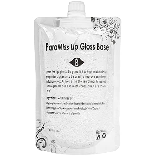 PARAMISS Lip Gloss Base 10 Ounce (350 ML) Clear Lip Gloss NonStick
