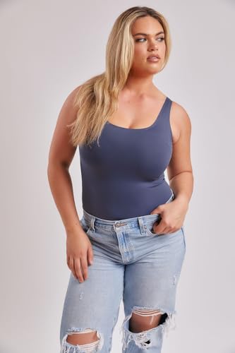 Image of Almere Everyday Essential Double Lined Basic Tank Bodysuit for Women
