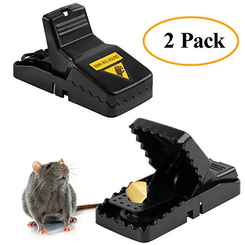 Preisvergleich Produktbild IAMc Mausefalle aus Kunststoff [effiziente Maus Schlagfallen hygenisch und wiederverwendbar] Mäusefalle für Haus und Garten, Mice Trap platzieren und Mäuse fangen