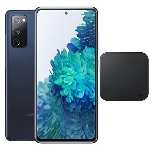 Samsung Galaxy S20 FE 5G (128GB, 6GB) 6.5" AMOLED, IP68 Water Resistant, 4G VoLTE (GSM + CDMA) Fully Unlocked (T-Mobile, AT&T, Verizon, Global) G781W (w/ Fast Wireless Charger, Navy) (Renewed)