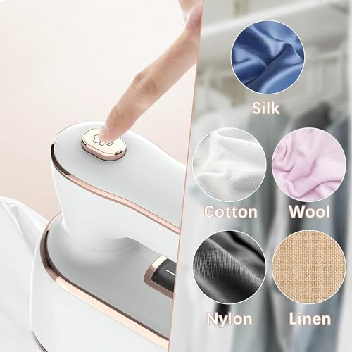 HFLYJPYW Mini Steam Iron for Clothes, Travel Steamer for Clothes Portable Steamer Travel I - image 5