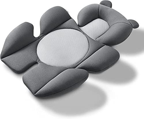 GanEn Coussin de soutien confortable pour la tête et le corps pour poussette, siège de voiture, chaise haute (gris foncé) (34343) – vue 4