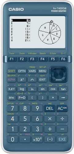 Casio FX-7400GIII - Calculadora gráfica (Pantalla Cian, 21 Unidades, 87,5 x 21,3 cm)