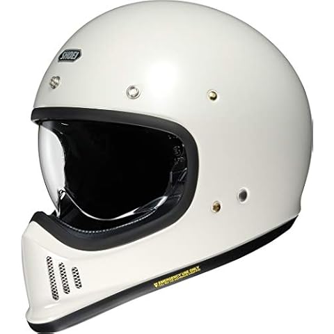 Shoei Ex-Zero Gloss White Full Face Motorcycle Helmet Size L, 59-60cm Cover