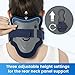 Velpeau Neck Brace for Neck Pain and Support, Soft Cotton Pads, Cervical Collar Restricting Cervical Motion, Relieves Discomfort and Spine Pressure (Foam Pads Version)