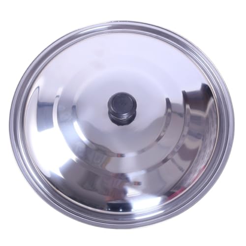 FASOLI Couvercles de Casserole en Acier Inoxydable 304, Rond de Remplacement 32/34/36/38/40cm, pièces d'ustensiles de Cuisine, Accessoires de Cuisine 1 pièce (Size : 40cm)
