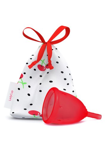 Ladycup - Copa menstrual "Wild Cherry", Talla- L (Large)