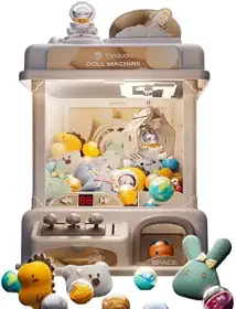 Máquina de pegar Ursinhos (2 Bonecos e 40 Brinquedos)