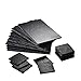 Produktbild MALACASA, Serie Nature.Slate, 24-teilig Set Schieferplatte Schieferplatten in 2 Größe Schiefer Untersetzer Käse Platte Schieferuntersetzer Buffetplatte 12"/10 * 10 * 0,5cm & 4"/30 * 20 * 0,5cm