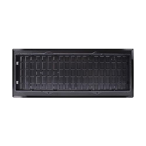 Decor Grates Metal Oriental Decorative Air Vent Cover 4x12 Floor Register – Adjustable Control Lever – AC Floor Vent Covers for Home Floor Vents–Fits 4 x 12 Inch Opening – Brushed Nickel (LAJH412-NKL) by Decor Grates - Image 6