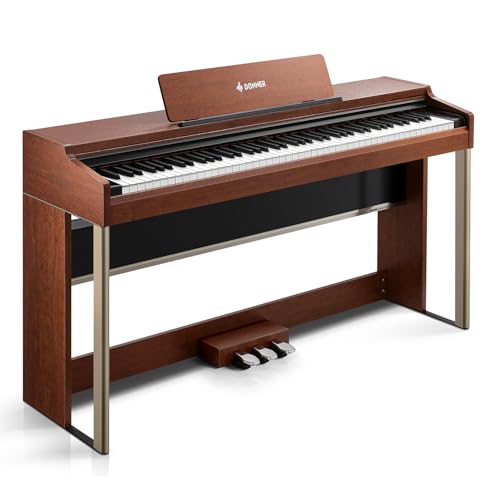 Donner DDP-200 Pro Digital Piano with 88 Key Graded Weighted Keyboard, Premium Piano with 2.4