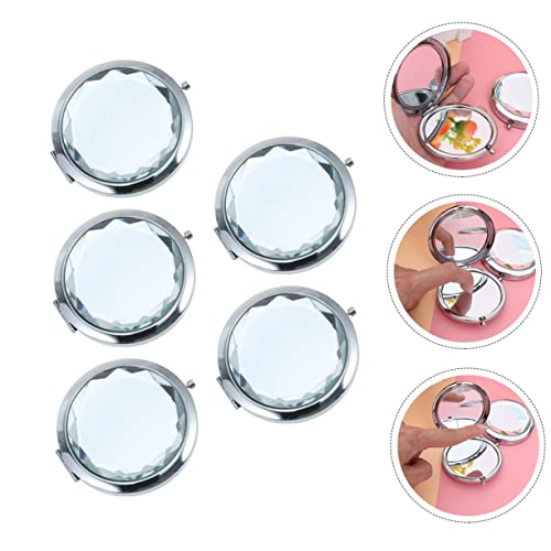 Miroir de voyage extérieur compact pour retouches nomades