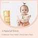 CÉLLOT 40pcs Baby Bows for Girls Mini Bow Snap Clip Baby Hair Clip Grosgrain Ribbon 1.3