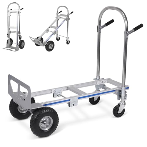 Carretilla plegable industrial de aluminio 550 lbs miniatura 1