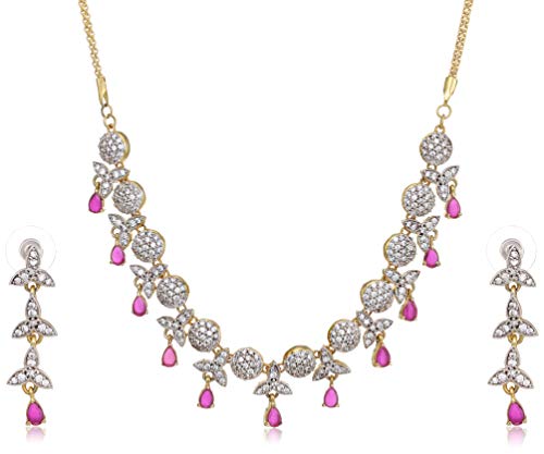 Image of Estele Trendy and Fancy Fashion Jewellery Design Necklaces Set for Women