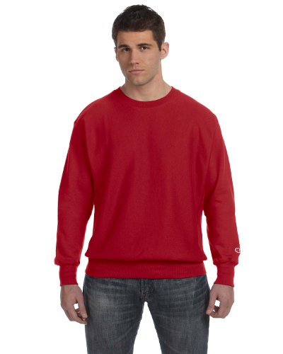 Champion Life Men`s Reverse Weave Crew, Scarlet...