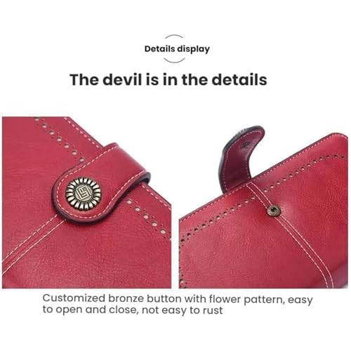 Civilizek/Beyonddraw Women's Fashion Zipper Wallet, Large Capacity Long Purse With Multiple Card Slots, Elegant Design (Color-G) 5