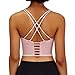 Produktbild Nanomi Beauty Padded Frauen Sport-BH Workout Laufen Yoga Tops (Rosa, Medium)