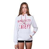 Ultra Game NFL Women's Premiere Quality Pullover Hoodie Sweatshirt, Kansas City Chiefs, White 2023, Medium