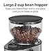 Hamilton Beach Electric Burr Coffee Grinder with Large 16oz Hopper & 18 Settings For 2-14 Cups, Stainless Steel (80385)