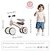 QPlay Toddler Balance Bike for 1 Year Old,Baby Gifts for Boys & Girls Ages 12 Months to 3 Years Old, Baby Ride on Toys First Walker Bike with Soft Seat & 4 Wheels No Pedal-Safety Riding