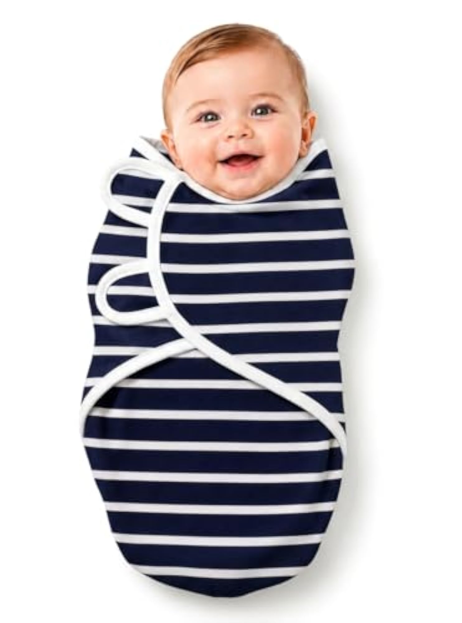 Adjustable Swaddle Baby Blanket, 100% Poly Cotton, Gift for Newborns