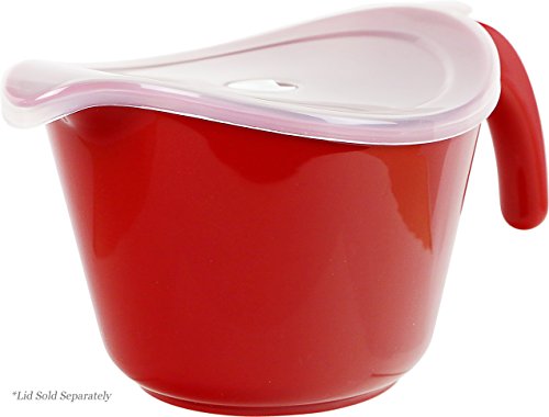 Reston Lloyd, Red Calypso Basics 2-Quart Microwave Safe Batter Bowl #TOP3