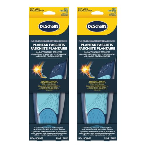 Dr. Scholls Plantillas para Fascitis Plantar Hombre 2 Unidades miniatura 1
