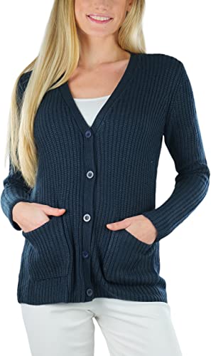 Image of ToBeInStyle Women's Warm Heavy Knit Long Sleeve Cardigans