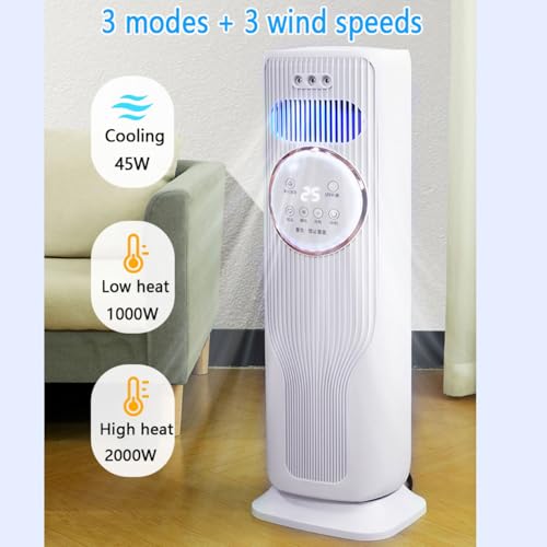 Ventilateur tour contre la chaleur étouffante avec oscillation et télécommande