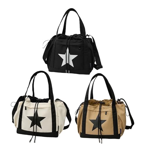 Women Bag Large Capacity Shoulder Bag Student School Bag Star Crossbody Bag Messengers Bag Casual Handbag for Daily4