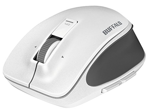 (未使用･未開封品)　バッファロー BSMBB500LWH プレミアムフィットマウス Lサイズ ホワイト qdkdu57 Amazon.co.jp: バッファロー BSMBB500LWH プレミアムフィット