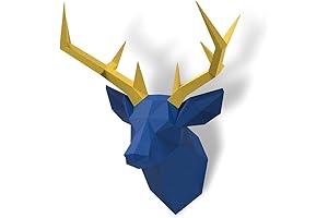 Pre-cut DIY Paper Craft Kit Paper Mache Deer Head