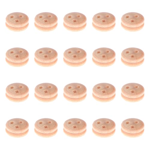 Générique Kit de Poulies pour Maquette de Bateau | 20 Pièces en Bois pour Gréement de Voilier | Accessoires de Modélisme Nautique pour Adultes | Loisir Créatif DIY