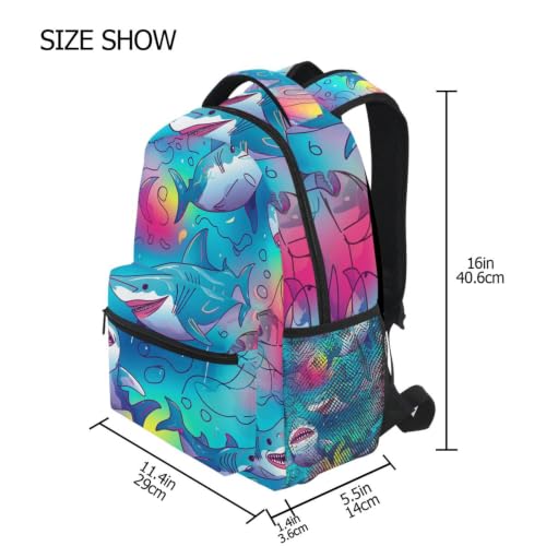 Sac pour scolaire requin robuste contre les affaires perdues - 4