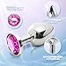 Yolodit Anal Plug Adult Sex Toy,Jeweled Anal Toys Adult Sex Toys Games Butt Plug,Personal Anal Plugs for Adult Women,Men and Couples,Rose Sex Toy G Spot Anal Beads Anal Toy