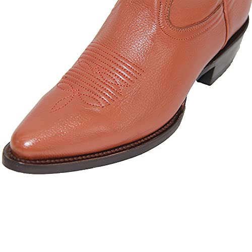 The Westerns Shops Men’s Genuine Leather Luxury J Toe Western Cowboy Boot4