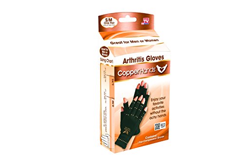 Copper Hands Arthritis Compression Gloves As Seen on TV (SM/MD)
