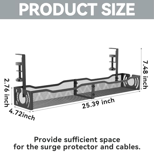 40% de descuento en organizador de cables metálico sin taladro