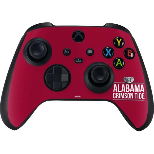 Skinit Decal Gaming Skin Compatible with Xbox Series X Controller - Officially Licensed University of Alabama Crimson Tide Design
