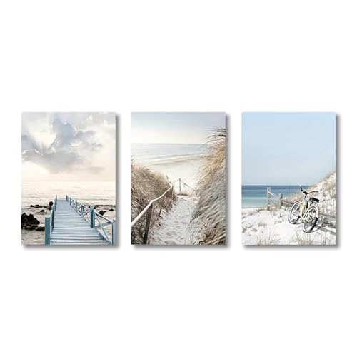 Tableau sur toile pour raviver un mur vide sans effort grace a un paysage marin nordique 40x50