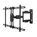 Kanto PS350 Full Motion Articulating TV Wall Mount for 37-inch to 60-inch TVs | Low Profile & 22" Extension | VESA Compatible up to 600x400 | Black