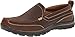 Skechers USA Men's Superior Gains Slip-On,Dark Brown,12 M US