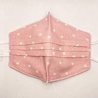 Algopix Similar Product 20 - 100 Cotton Pink Polka Dot Fabric Face
