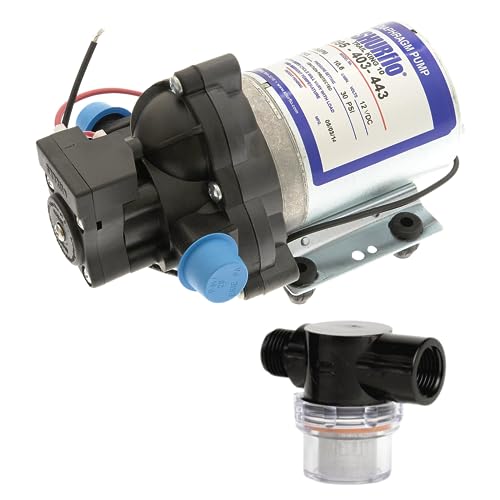 shurflo water pump with filter