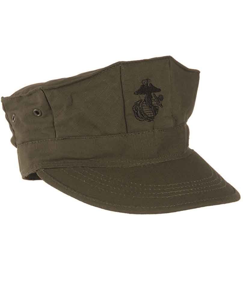 Mil-Tec Men's Olive Us Cap Usmc Ripstop (Olive/M)